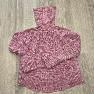 Pink Turtleneck Sweater